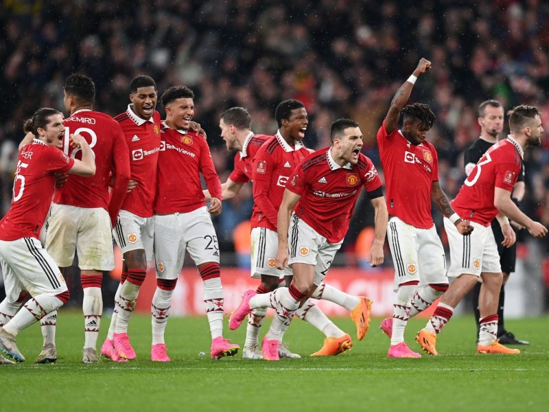 Manchester United se instaló en la final de la FA Cup tras superar por penales al Brighton.