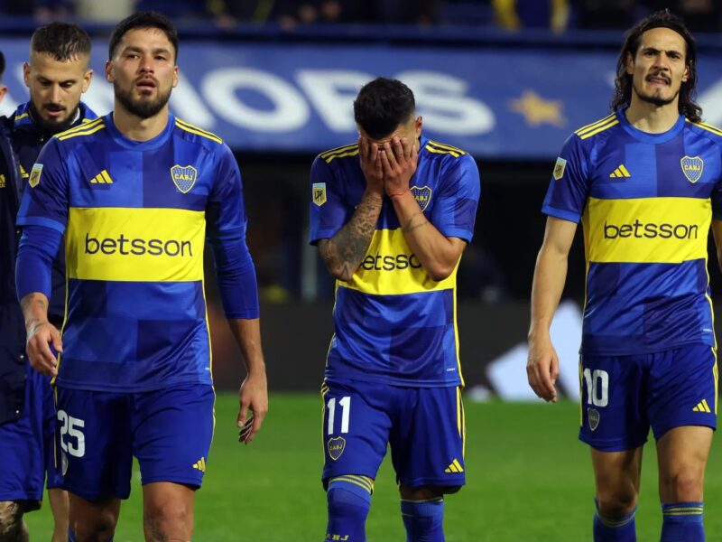 Boca Jrs fuera de la Libertadores 2024.