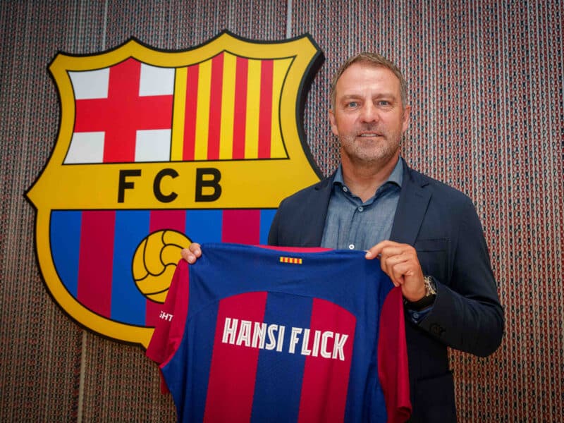 Barcelona oficializa a Hansi Flick como su nuevo DT.