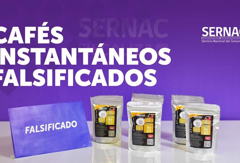 SERNAC alerta comercialización de falsificaciones de Nescafé