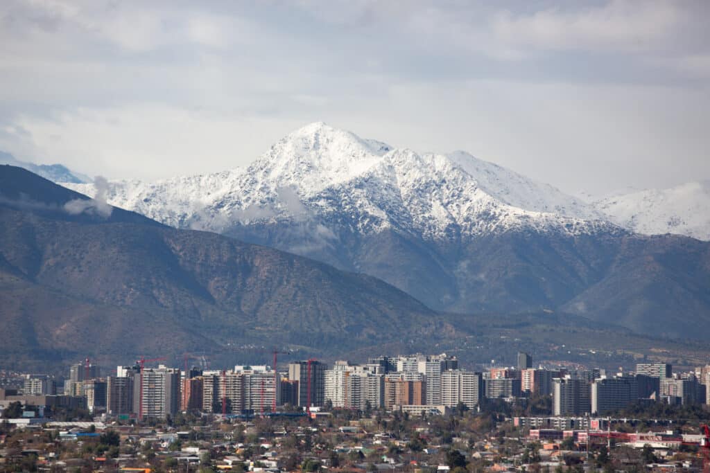 Cordillera de Los Andes, este viernes 14 de junio.