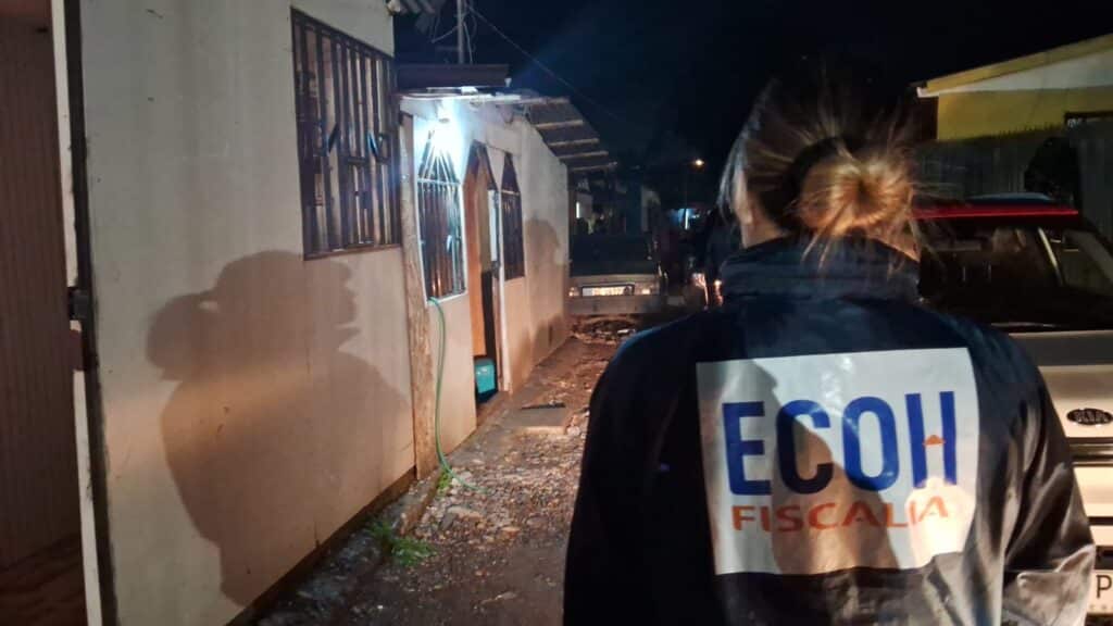 Equipo ECOH trabajando en la desarticulación de una banda delictual de extranjeros en Talagante.