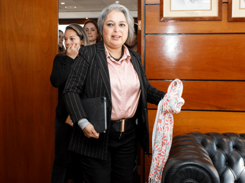 Ministra del Trabajo y Previsión Social, Jeannette Jara, abordó el desempleo en Chile.