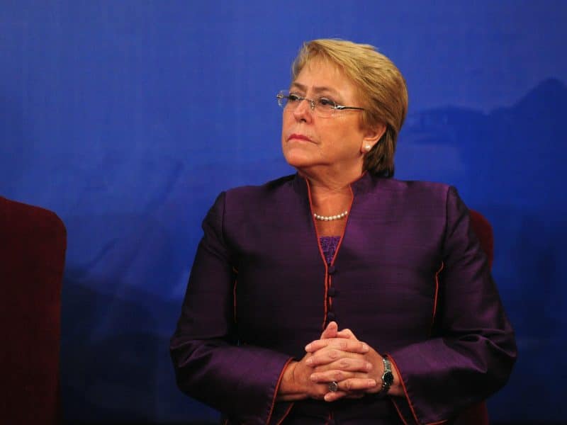 Expresidenta Michelle Bachelet - Agencia Uno