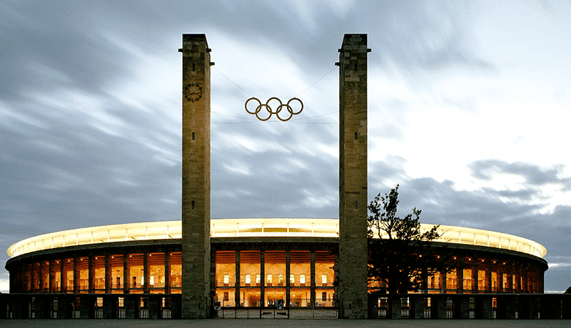 Estadio Olímpico de Berlín, construido para los Juegos Olímpicos de 1936.