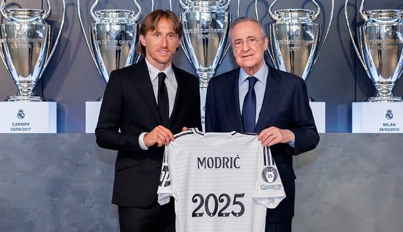 Luka Modric se refiere a su continuidad en Real Madrid