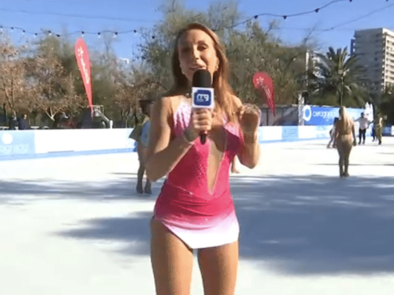 “Va a derretir la pista de hielo con su estupendo look”: Karen Doggenweiler se lució bailando en el matinal  