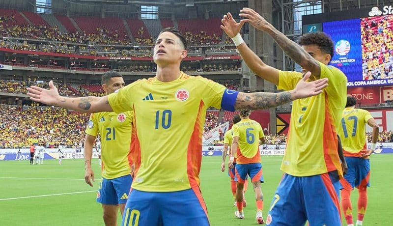 Colombia golea a Panamá y se instala en la semifinales de la Copa América,