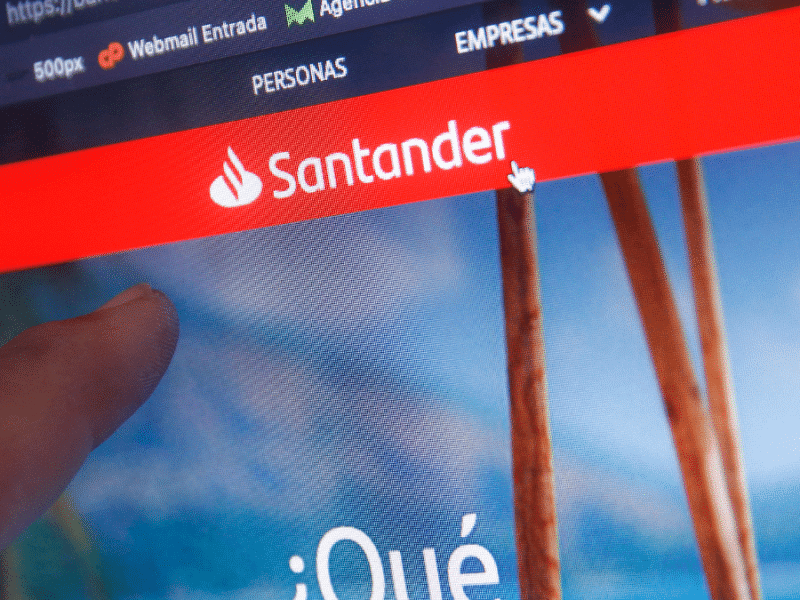 Banco Santander reporta problemas de “conexión e intermitencia” en su sitio web y aplicación